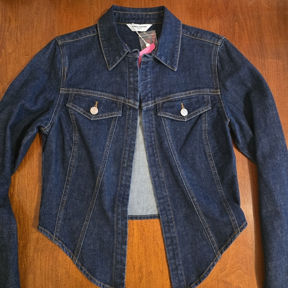 NEW Amanda Uprichard Bristol Top in Dark Blue Heritage Wash - Sz Medium - Picture 14 of 16